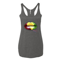 Africa lips tank top - Thumbnail 2