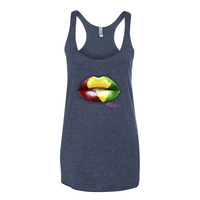 Africa lips tank top - Thumbnail 3