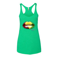 Africa lips tank top - Thumbnail 7