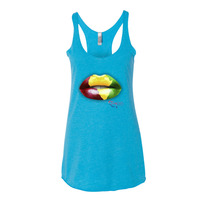 Africa lips tank top - Thumbnail 9