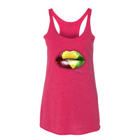 Africa lips tank top - Thumbnail 11
