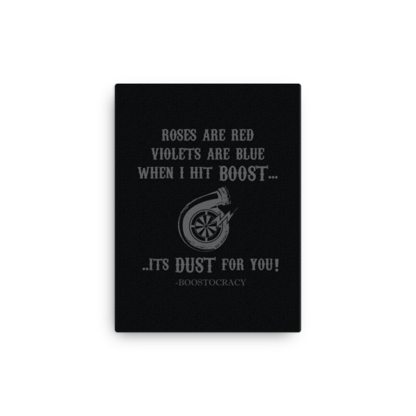 "Poem of Boost" Canvas 