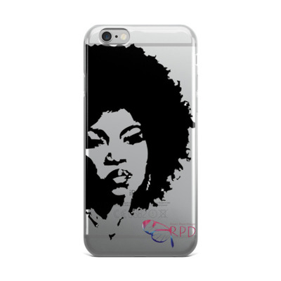 Afro lady iphone case 