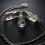 Legend of Zelda Fairy (Glows in the dark) and heart in a bottle Necklace-4