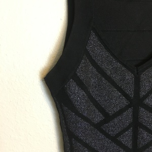 Black Glitter Dress - Thumbnail 2