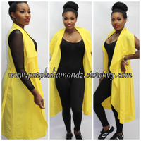 Yellow Spring Trench Coat - Thumbnail 1