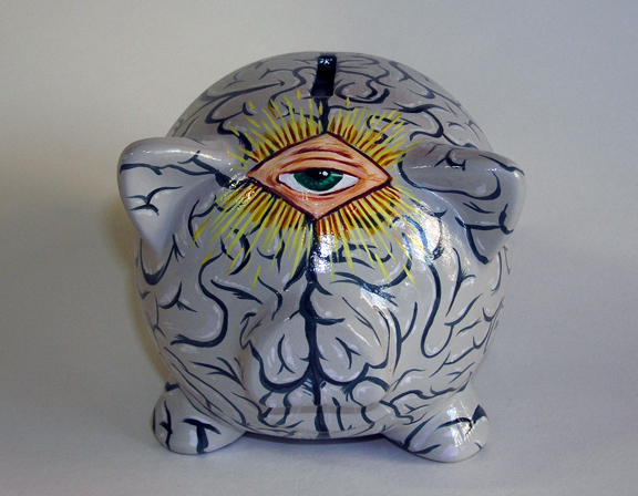 BRAIN PIG... I think therefore I OINK. I believe you get the drift.
