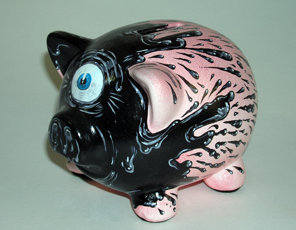 Splat Pig... Here's mud in yer eye!