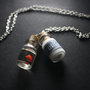 Legend of Zelda Lon Lon milk and heart in a bottle Necklace-1
