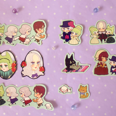 Charlatans cute tiny charlatans sticker pack!