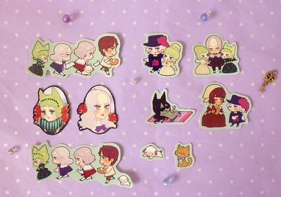 Charlatans_Cute tiny charlatans sticker pack!