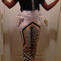 "Digital" Leggings - White - Thumbnail 1