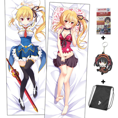 New undefeated bahamut chronicle anime dakimakura japanese hugging body pillow cover adp62026 - 27