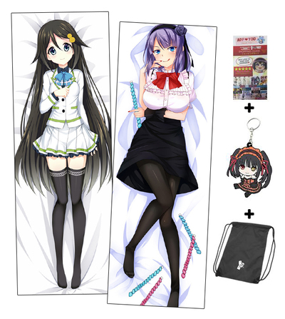 New Dagashi Kashi Anime Dakimakura Japanese Hugging Body Pillow Cover ADP62007- 62020