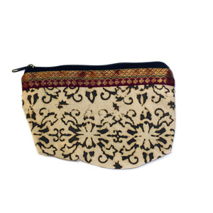 Slate Damask Practical Pouch