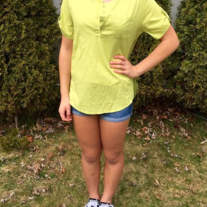 Essential Go To Linen Top in White or Green