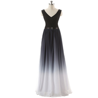 Ombre Custom Made Charming Prom Dress,Formal Dresses,Chiffon Evening Dresses On Sale,PD160185 - Thumbnail 1