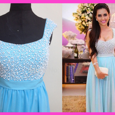 Beads prom dresses floor length pst0376