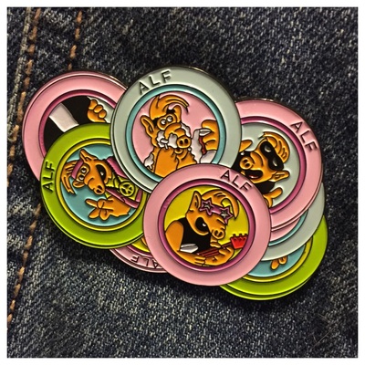 Alf Pogs Enamel Pin SW020
