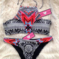 Tribal Inspiration Bikini Set