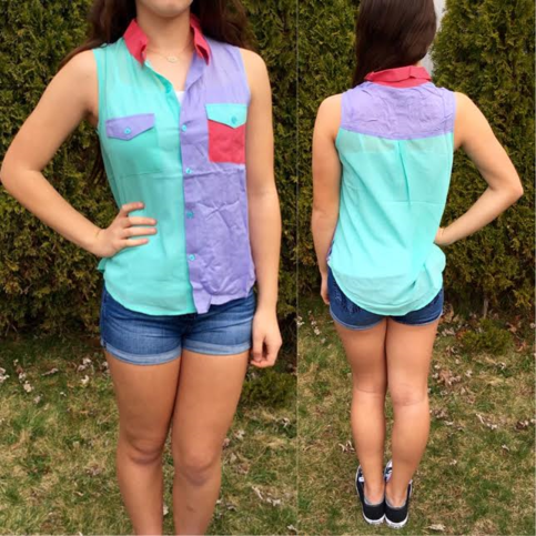 Perfect Colorblock Top