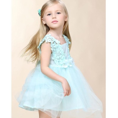 Madison  aqua tulle dress - Thumbnail 4