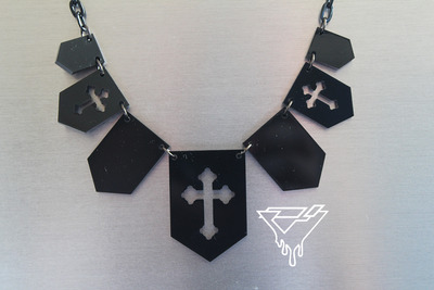 Medieval Harlequin Bib Necklace