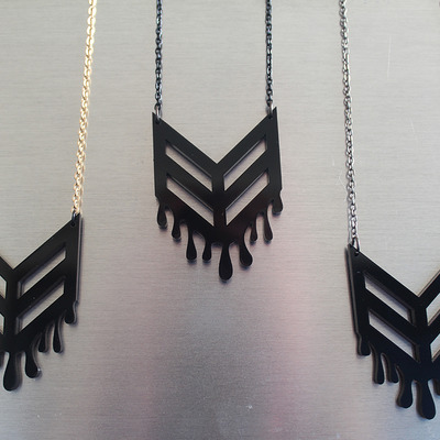 Combat chevy necklace