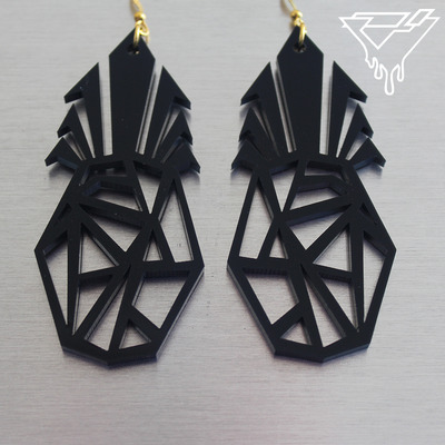 Pineapple princess earrings