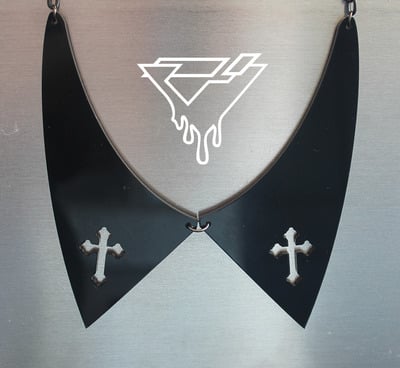 Double Crossing Collar Necklace