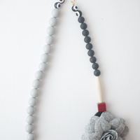 DIY Flower Copper Necklace NL0922 - Thumbnail 1