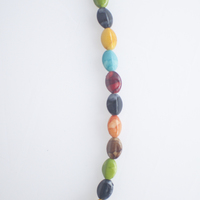 Multicolor Ceramic Beads Necklace NL1076 - Thumbnail 3