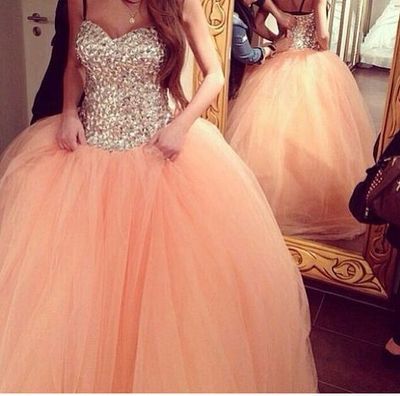 A-line prom dress,princess prom dress, charming prom dress, strapless prom dress, 2016 prom dress, prom gown, E2257