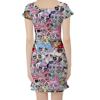 Grrrl Collage Skater Dress - Thumbnail 1