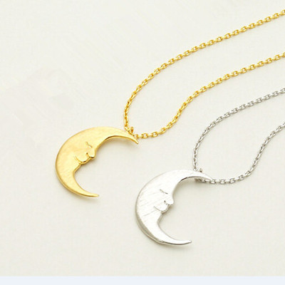 Crescent moon necklace