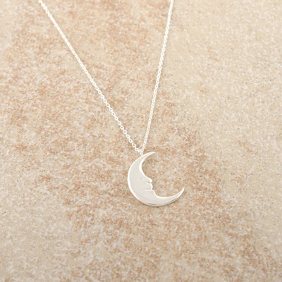 Crescent moon necklace