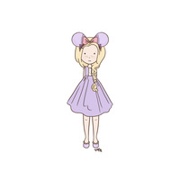 Disneybound Rapunzel Fan 1 (Color Options) - Thumbnail 1