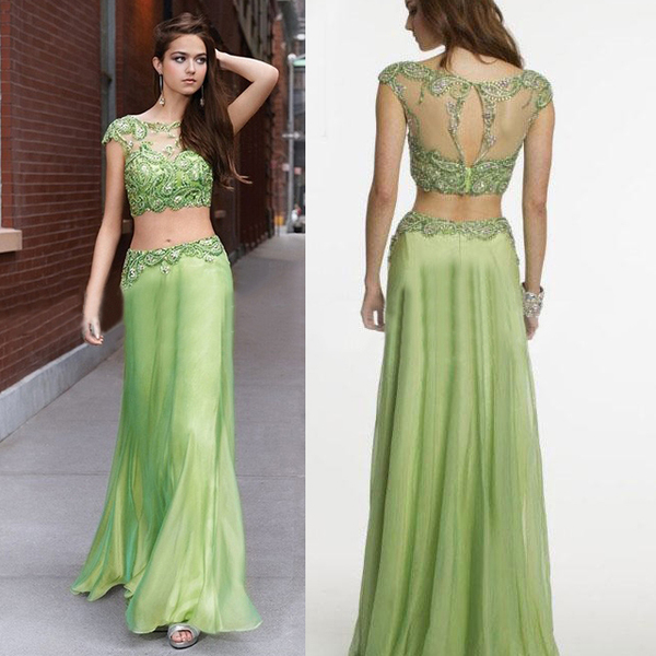 clover green dress