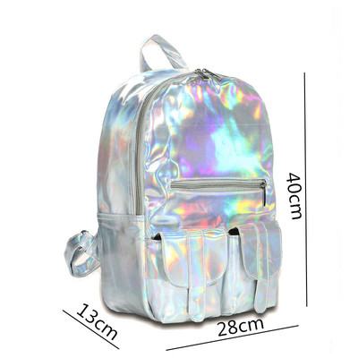 Cool holographic backpack