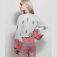 FP BRAND FLORAL PRINTED SUMMER JUMPSUIT TWO COLOR - Thumbnail 1