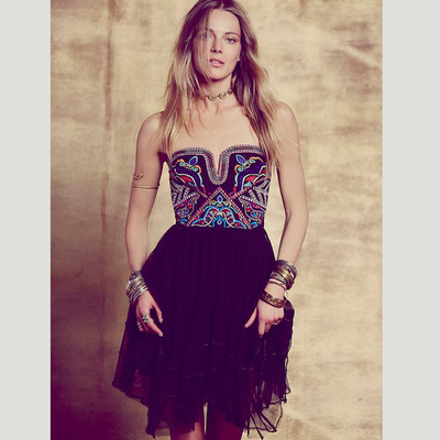 2016 europain fashion corset strapless party dress - Thumbnail 4