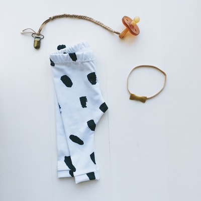 Baby Leggings - Large Brush Stroke