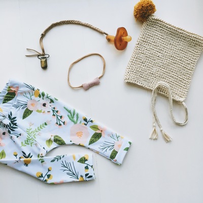 Baby leggings - floral