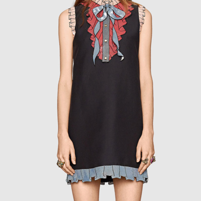 2016 fashion brand handicraft embroidered party dress