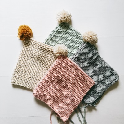 Knit pixie bonnets (limited)