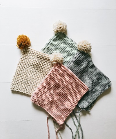 Knit Pixie Bonnets (Limited)