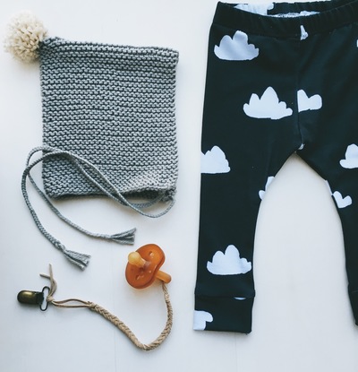 Baby Leggings - Clouds