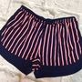 Navy Striped Shorts-1