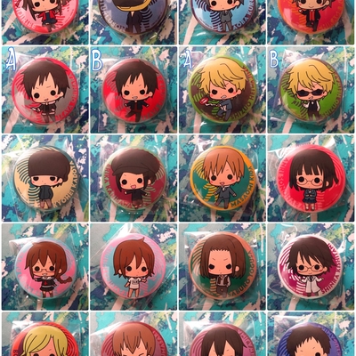 Durarara!! x2 - can badge - celty / kida / mikado / mairu / kururi / aoba / anri / chikage / shizuo / izaya / shinra / vorona / ruri / kyouhei - 