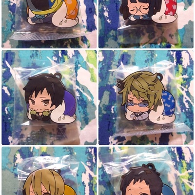 Durarara!! x2 - rubber clip collection - orihara izaya / heiwajima shizuo / masaomi kida / ryuugamine mikado / sonohara anri / celty sturluson 